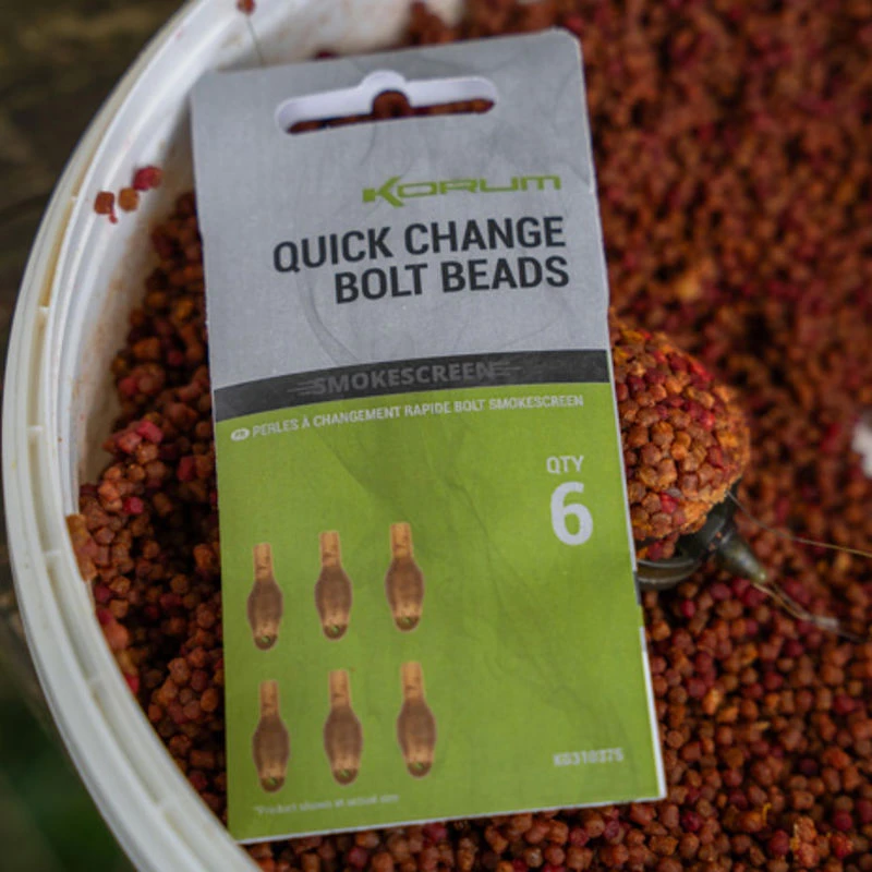 Korum Smokescreen Quick Change Bolt Beads